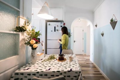 46㎡小戶(hù)型裝修，空間利用超完美，收納好實(shí)用又舒適溫馨