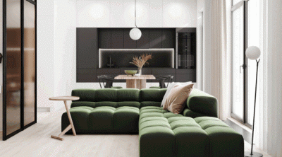 120㎡簡(jiǎn)約風(fēng)公寓，精致時(shí)尚藝術(shù)格調！